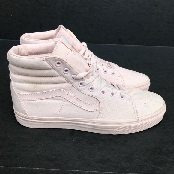 Women's Vans Sk8 Hi Pink High Top Shoes Size 10 - Picture 2 of 8
